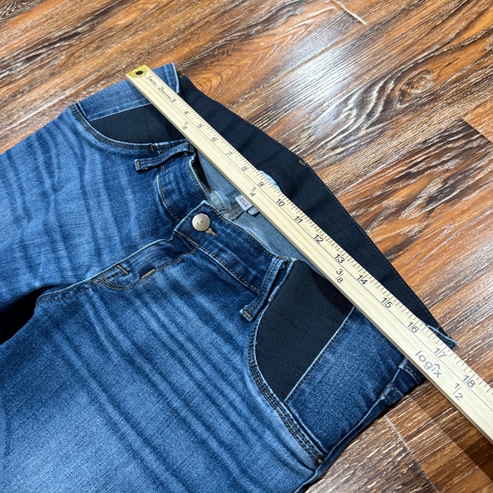 Liz Lange & Isabel Maternity Bundle Bootcut‎ Jeans 12/31R & Printed Tank Top L - Picture 5 of 11